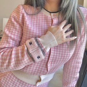 CHANEL CC cotton lace bracelet